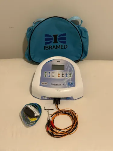 Neurodyn II Ibramed - Aparelho de TENS, FES e Russa - 04 Canais - Equipamento de Showroom 