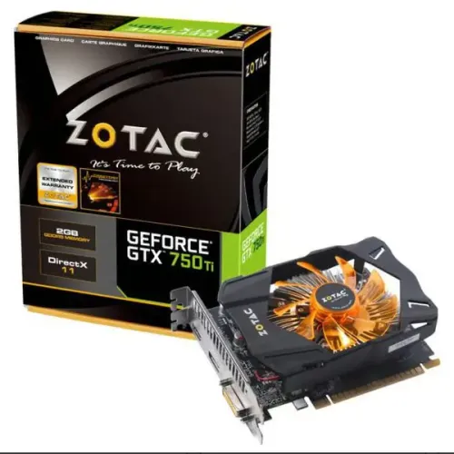 GeForce GTX 750 Ti 2GB GDDR5 128bits - 640 CUDA cores ( Não sei se esta funcionando)