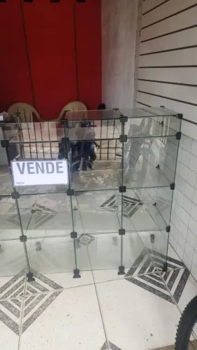 Vitrine de vidro 