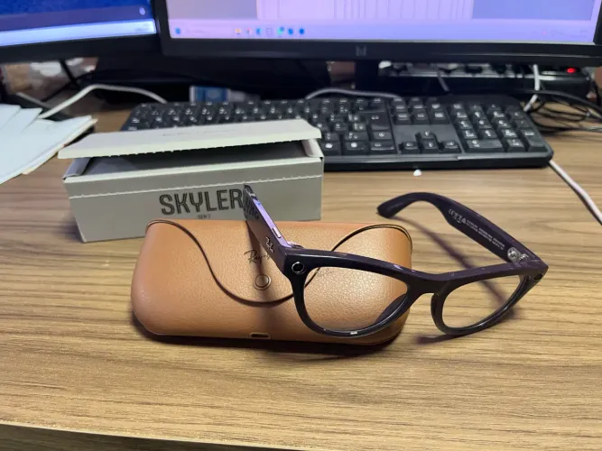 Óculos Rayban Meta Gen 2 Skyler Ametista Pouco Usado 