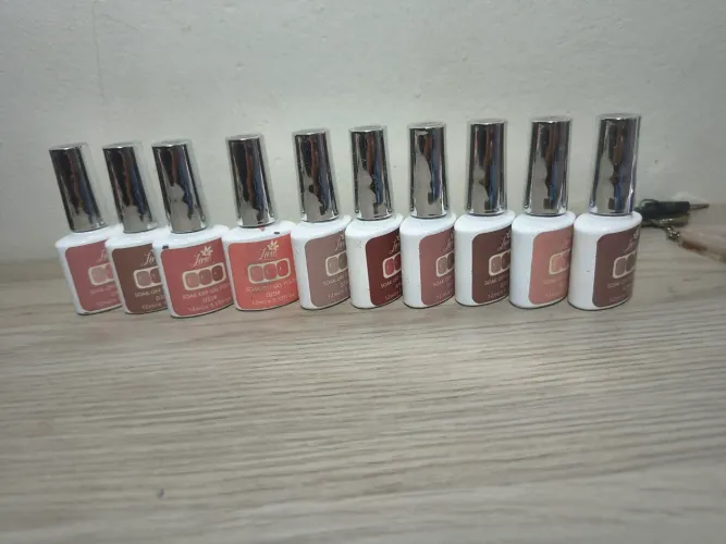 Kit de esmalte para unha de gel 10 unidades 