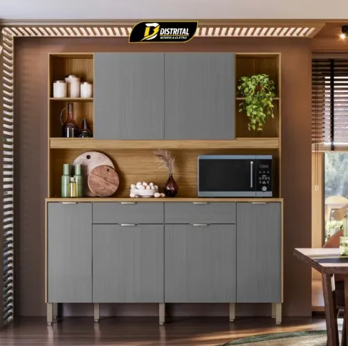 Cozinha Botanika 5 Portas 1 Gaveta Nova