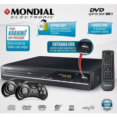 Dvd Mondial GameStar Novinho