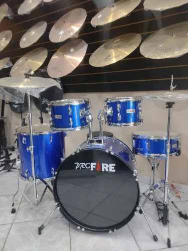 Bateria acústica Pro Fire profissional 