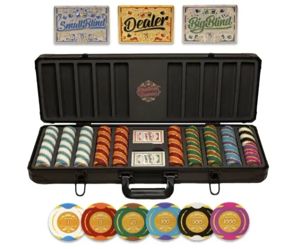 Kit Poker Profissional 500 Fichas 14g NOVO - ULTIMA UNIDADE - VALOR NAO NEGOCIAVEL