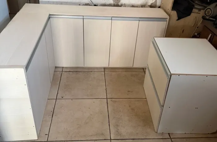 Armário de parede de cozinha de mdf planejado seminovo 