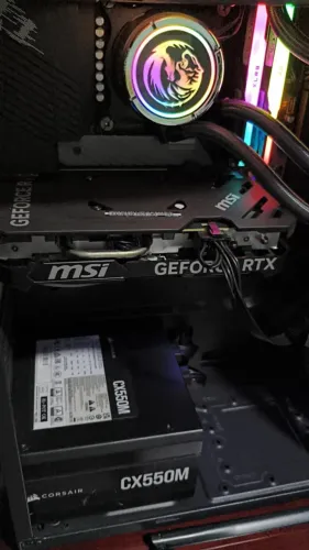 RTX 4060ti 8gb + Fonte Corsair CX550M