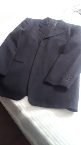 Paletó de terno social Preto