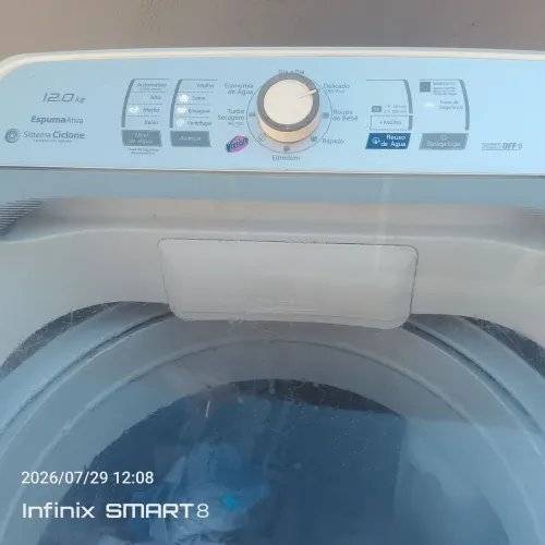 lavadoura de roupas 12 kg Panasonic