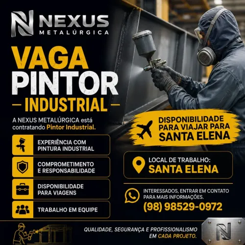 Contratando Pintor industrial