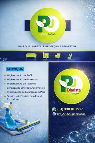 Higienizacao de estofados.