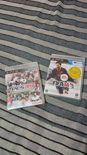 Originais PS3 lacrados - FIFA 14 e PES 2014 (mídia nova)