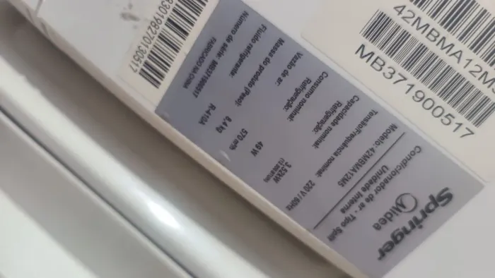 Vendo ar condicionado de 18 mil btu por 1200