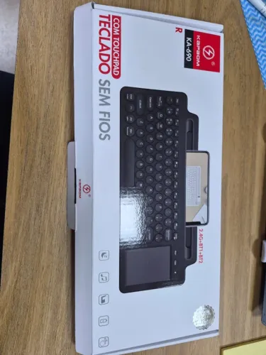 Teclado com Touchpad Sem Fio