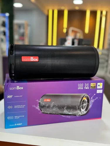 Caixa de Som Grave 50W Bateria de 8000 mAh