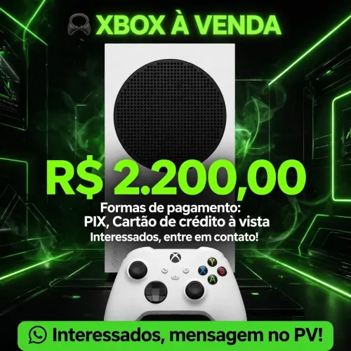 VENDO XBOX SERIES S - SEMINOVO
