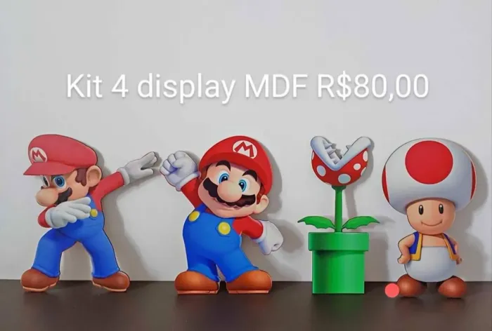 Display MDF super mario
