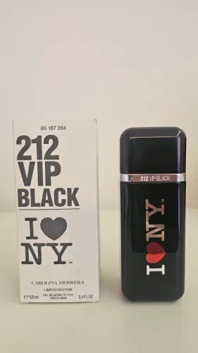 Perfume 212 Vip Black I Love NY (Carolina Herrera) - 100 ml - Novo / Tester