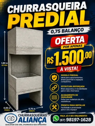 Churrasqueira pré Moldada