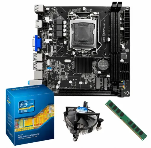 KIT INTEL CORE I5 3470, 8GB DDR3, PLACA MÃE H61