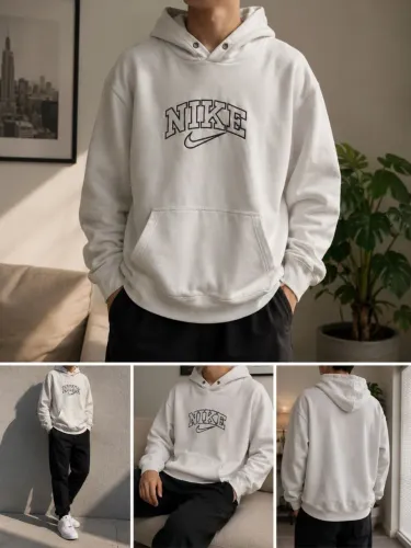 Moletom Nike Branco Original Tamanho XL (Desapego)