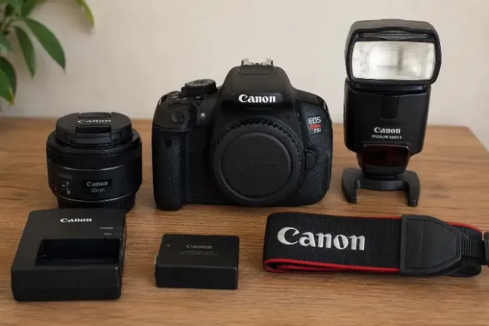 Camera cânon t5i + kit completo