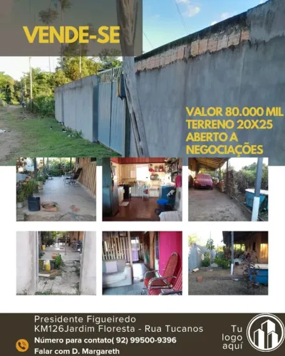 CASA AVARANDADA, ESTILO 4 AGUA TODA CERCADA