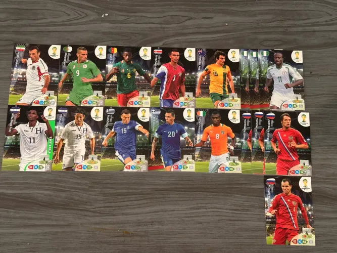 cards diversos copa 2014 adrenalyn