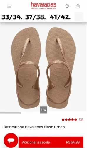 Havaianas flash urban 33/34 37/38 41/42