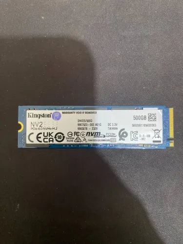 SSD NVMe 500gb Kintston