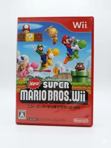 Jogo Super Mario Bros Nintendo Wii - versão japosesa