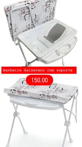 Banheira com suporte semi nova