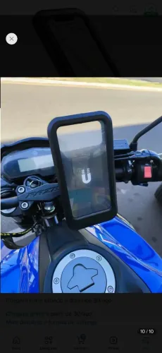 Suporte para celular moto aprova d'água 