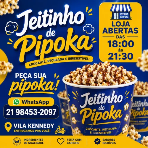 Pipoca Gourmet caramelizada 