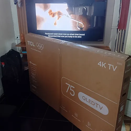 Caixa de TV 75 polegadas