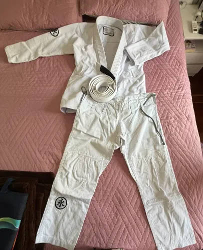 Kimono Jiu-jitsu Keiko Ultra Light Branco - A1 (ZERO)