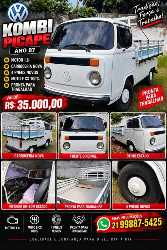 Volkswagen Kombi Pick-up 1987