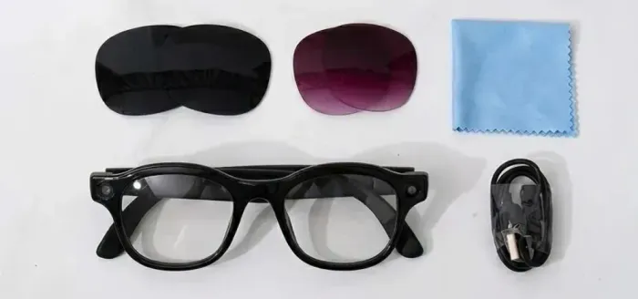 Oculos Inteligente com Câmera 4K e Kit 3 Lentes