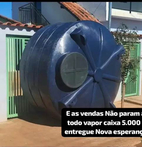 Pague menos Caixa d'água 5mil litros, 5 anos de garantia,direto da fábrica