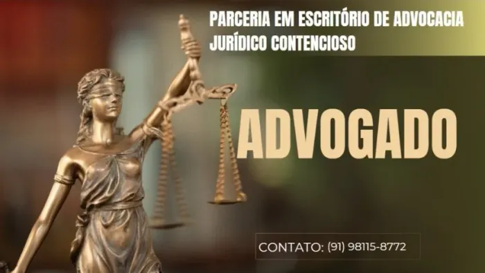 *Parceria em escritório de advocacia Jurídico contencioso - advogado