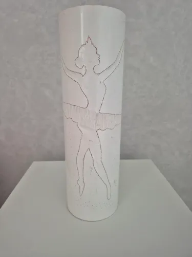 Luminária/abajur de pvc