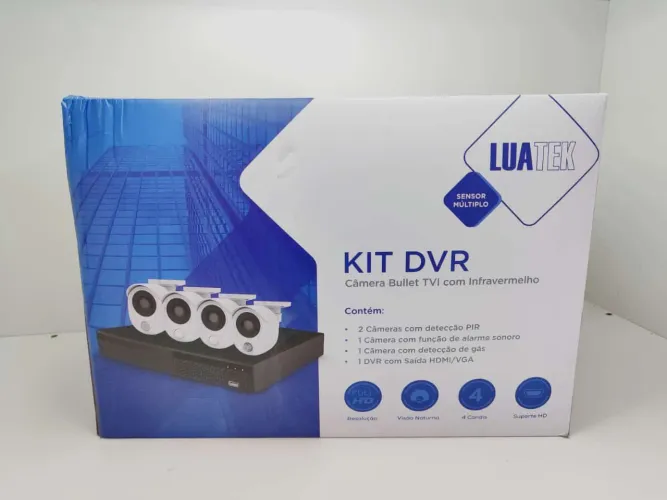 Kit DVR 4 câmeras