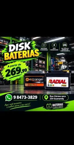 Bateria para carro  nova