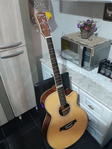 Violão Tagima Dallas elétrico,cordas de aço,impecável,regulagem completa feita no luthier