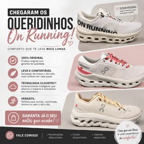 TÊNIS, OS QUERIDINHOS DA ON RUNNING!