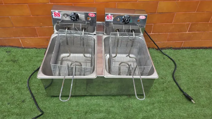 Fritadeira industrial inox 127v
