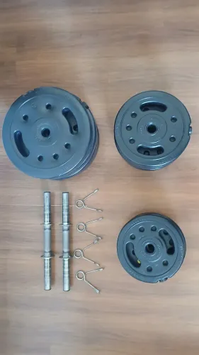 Kit anilhas e barras Kenkorp