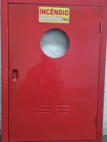 Caixa de hidrante de embutir