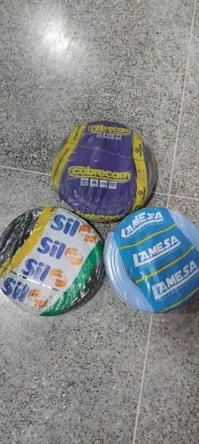 Cabo flexível 2,5mm rolo Sil, Lamesa e Cobrecom