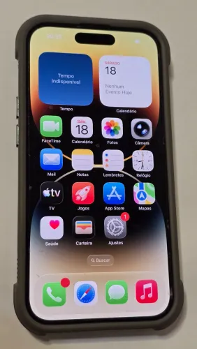 IPhone 14 Pro 256Gb. Leia o anúncio.